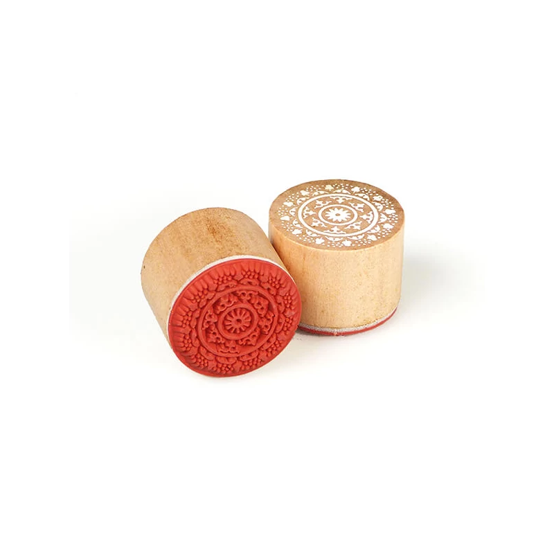 Ștampilă , rotund, 3 cm - model pe rând