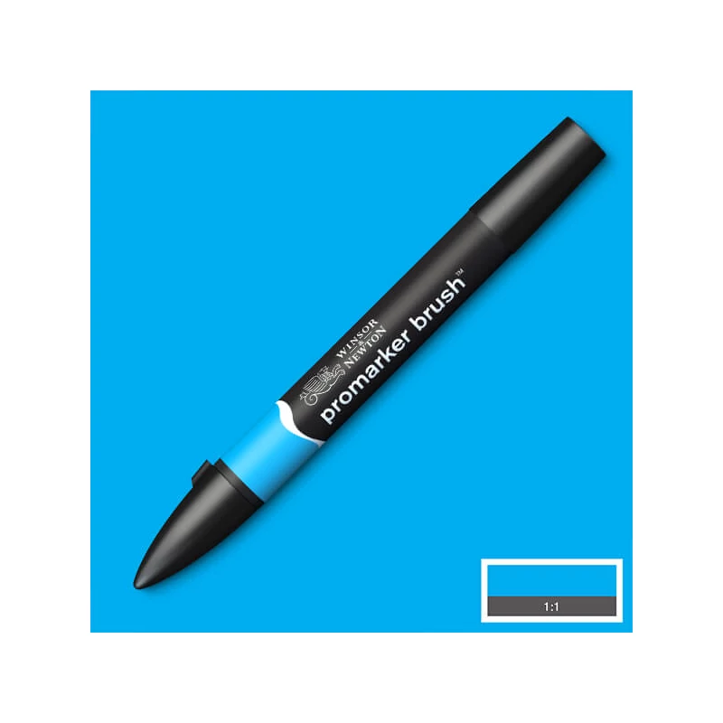 Marker tip pensulă cu alcool cu două vârfuri Promarker Brush - C847, cyan