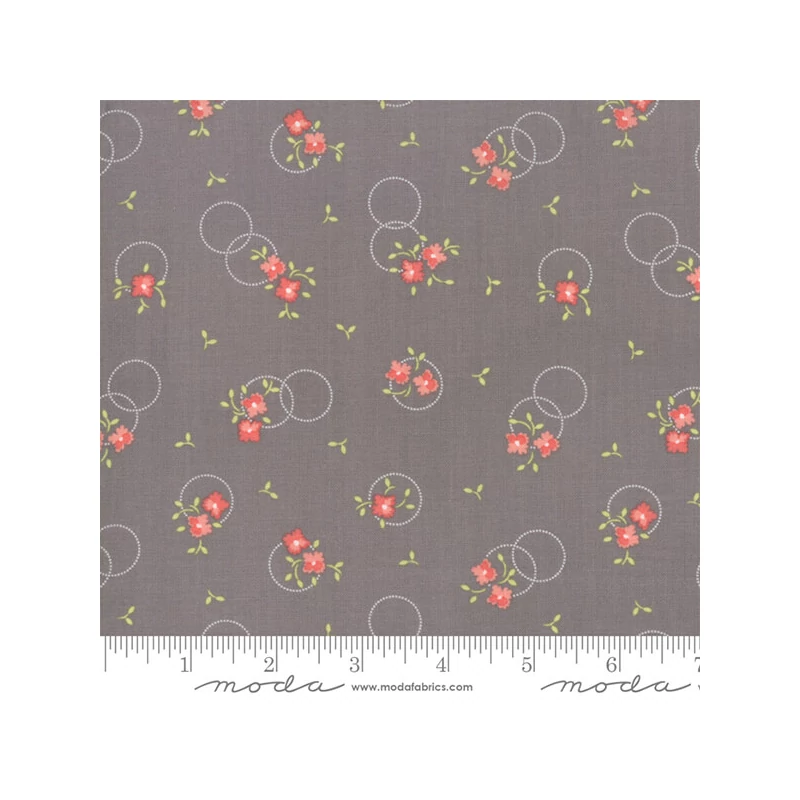 Material patchwork  - Moda - Sugarcreek by Corey Yoder 29072-20 slate