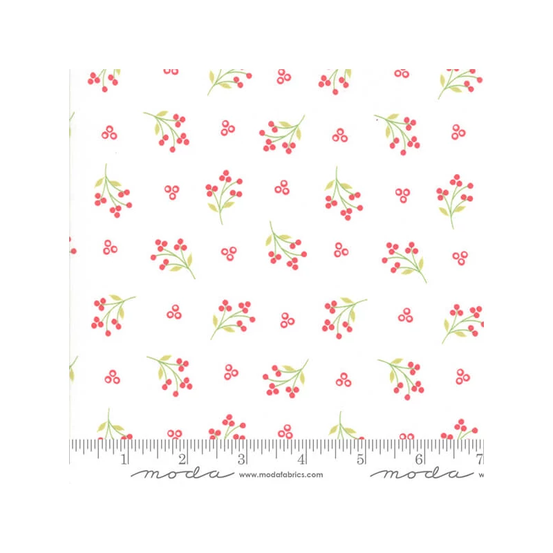 Material patchwork  - Moda - Holliberry by Corey Yoder 29093-11 snow
