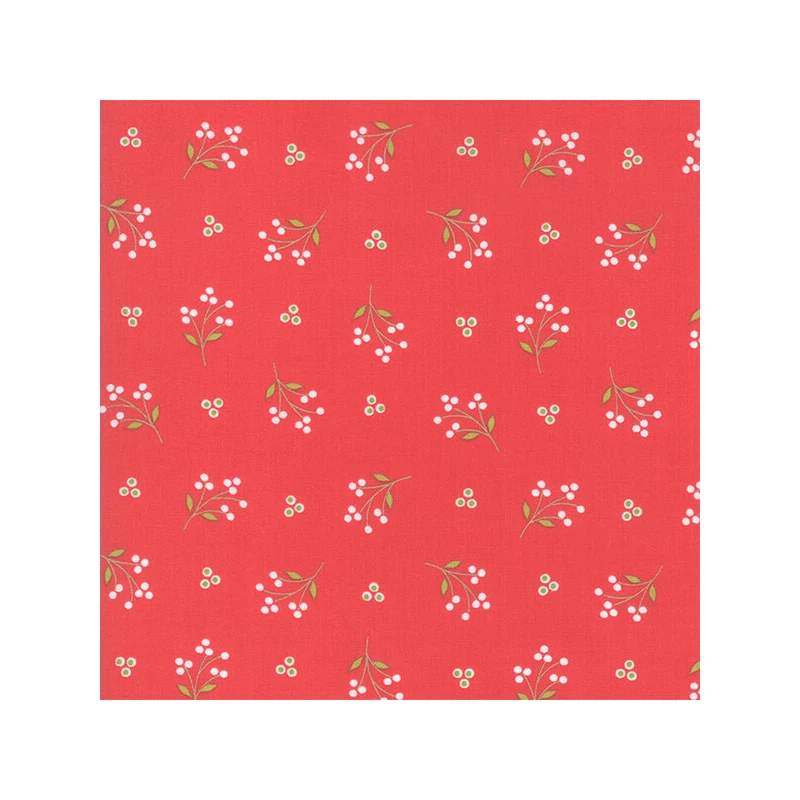 Material patchwork  - Moda - Holliberry by Corey Yoder 29093-12 scarlet