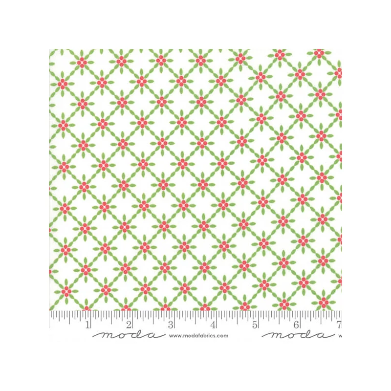 Material patchwork  - Moda - Holliberry by Corey Yoder 29094-11 snow