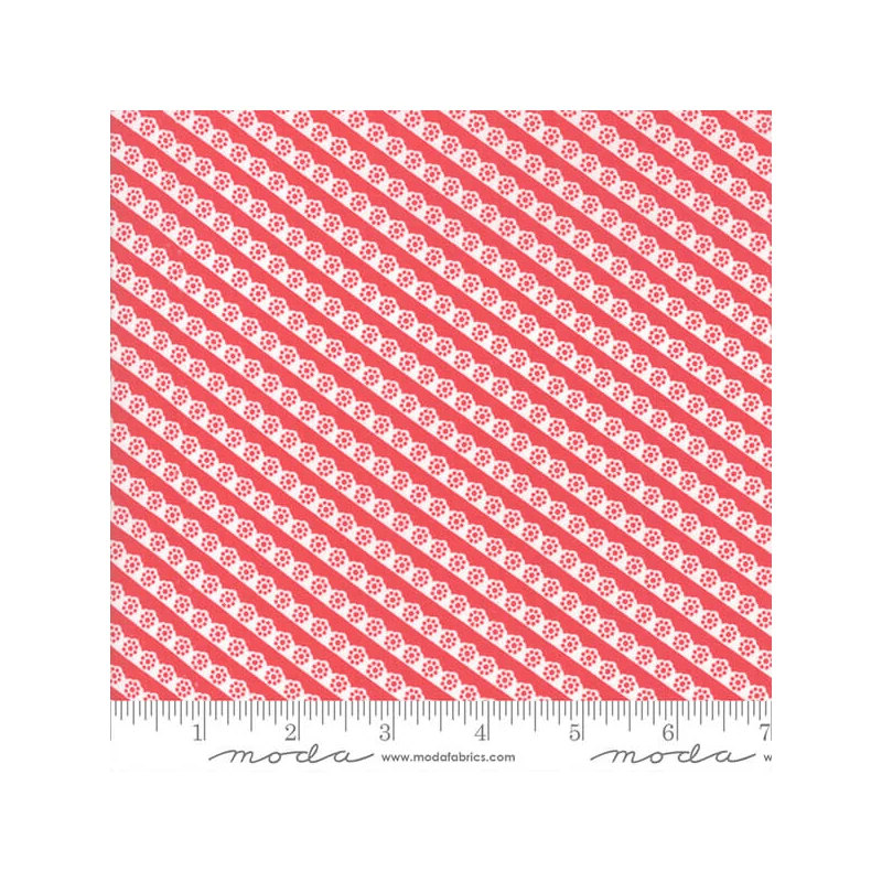 Material patchwork  - Moda - Holliberry by Corey Yoder 29095-12 scarlet