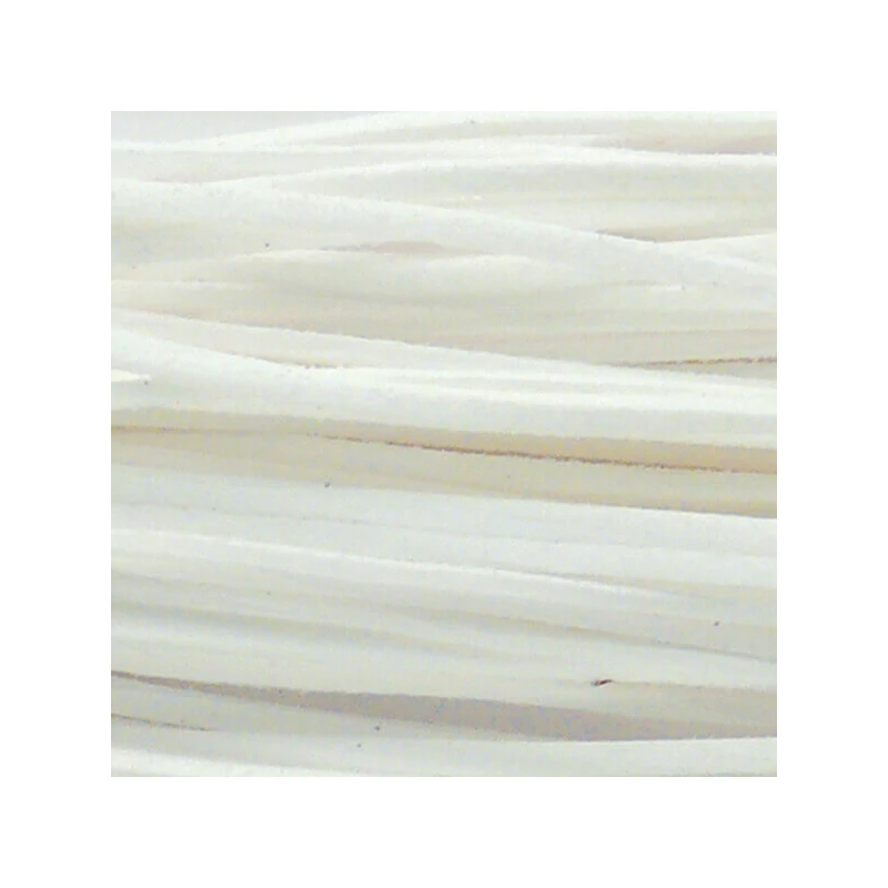 Fire din piele , 90 cm - alb