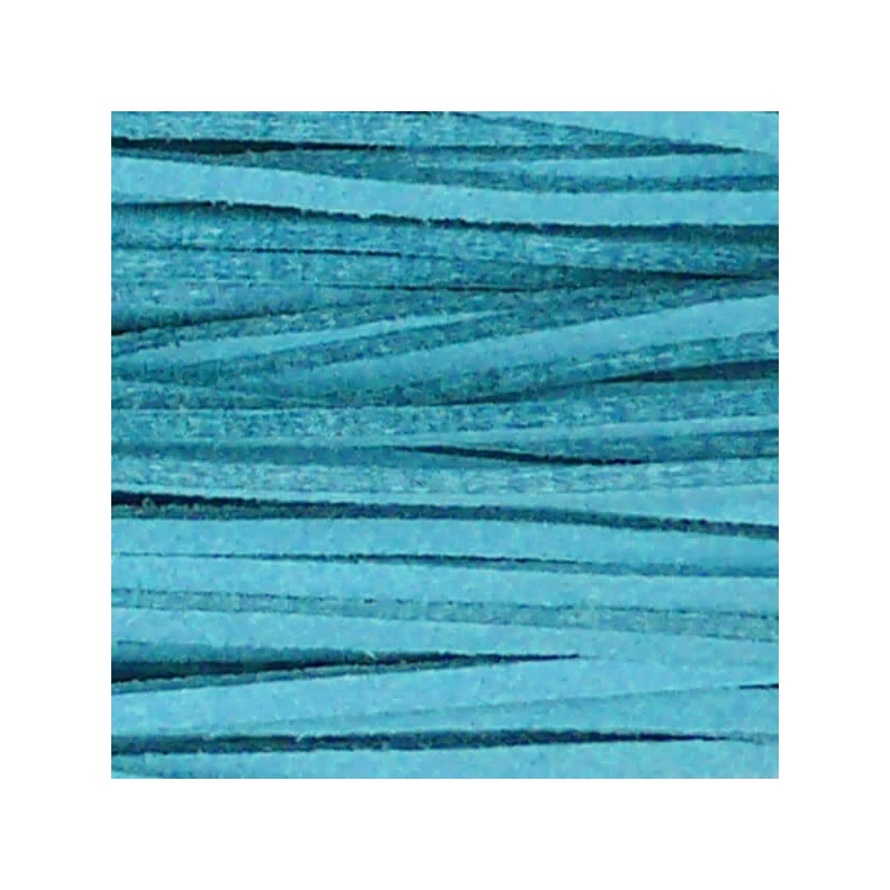 Fire din piele , 90 cm - albastru deschis