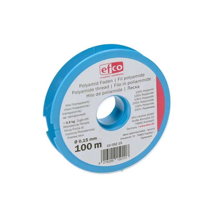 Damil transparent, 100 m - 0,15 mm