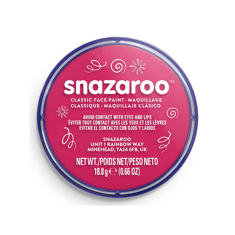 Snazaroo arcfesték korong - fukszia rózsaszín, fuchsia pink 599