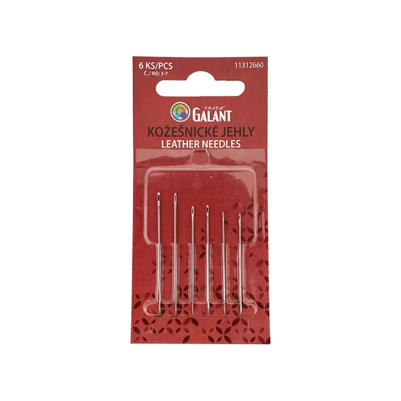 Set ace de cusut - piele, 6 buc