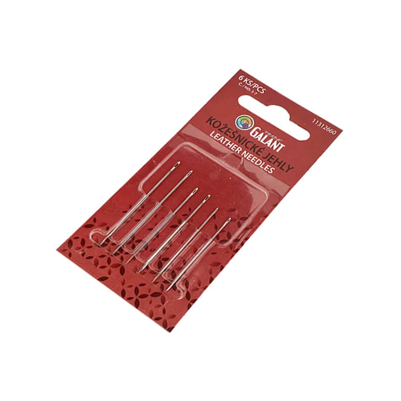 Set ace de cusut - piele, 6 buc