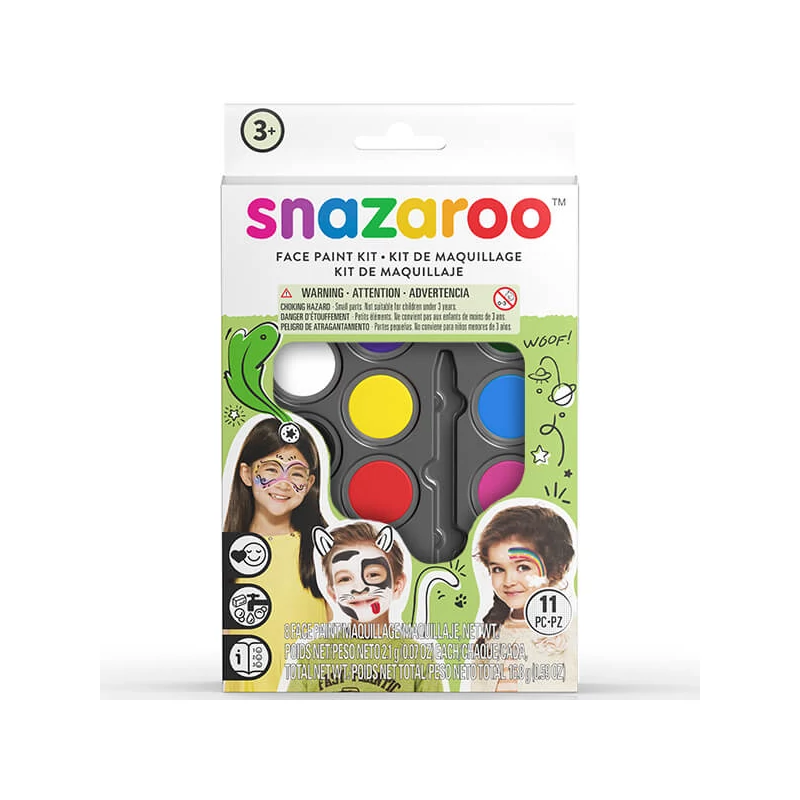 Set de vopsea de față Snazaroo - unisex
