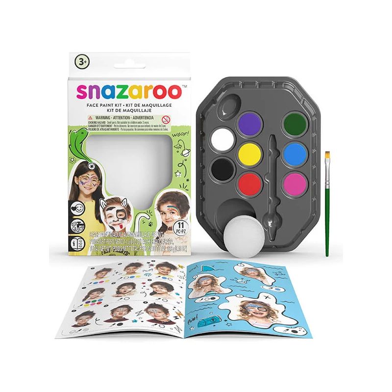 Set de vopsea de față Snazaroo - unisex