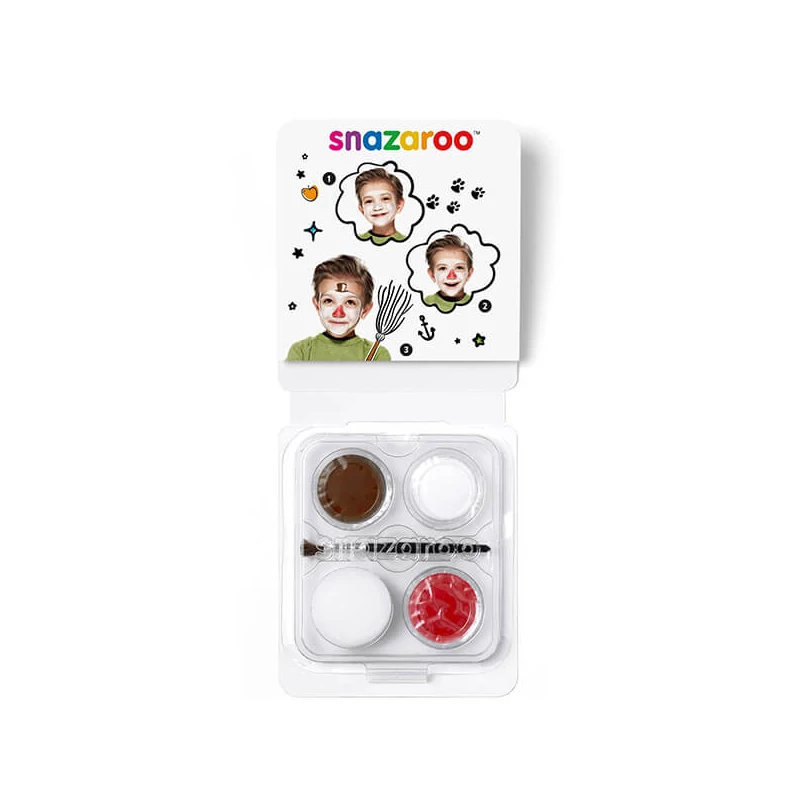 Set de vopsea pentru fata Snazaroo, mini - om de zapada