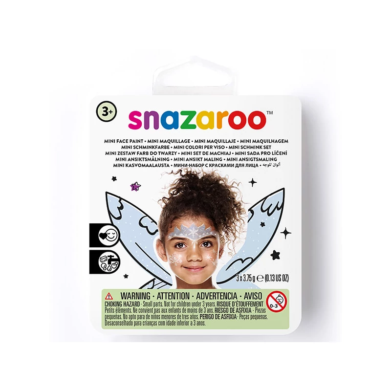 Set de vopsea de față Snazaroo, mini - zână de gheață