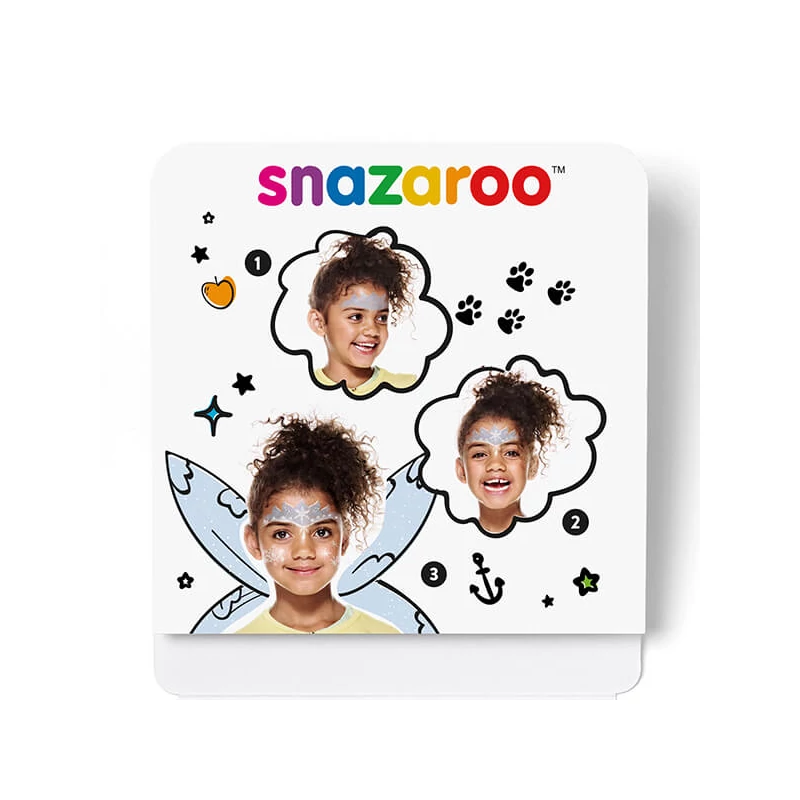 Set de vopsea de față Snazaroo, mini - zână de gheață