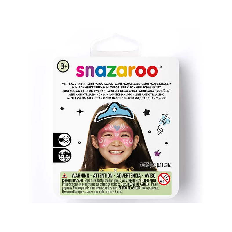 Set de vopsea de față Snazaroo, mini - festival de vacanță
