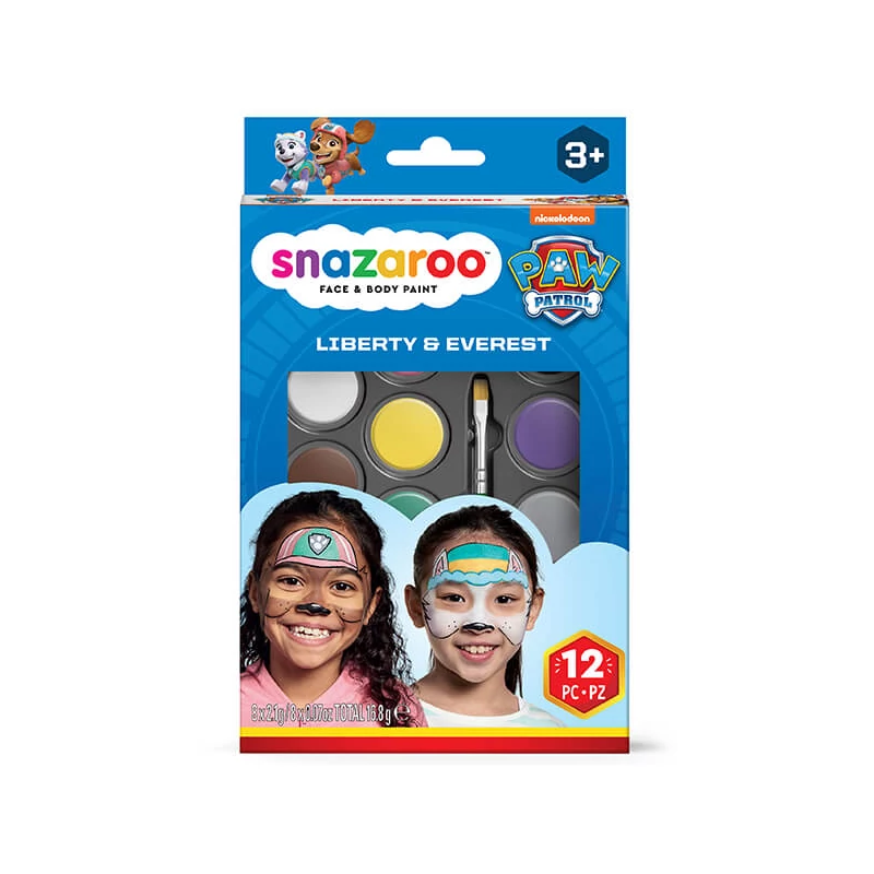 Snazaroo Set pictură facială Patrula Cățelușilor - Liberty & Everest