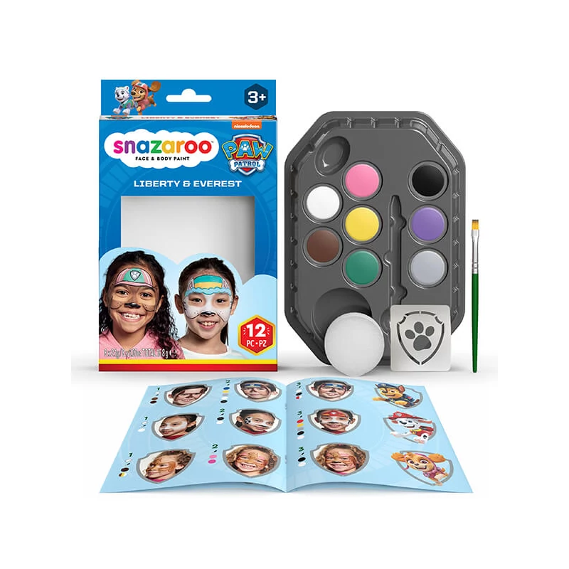 Snazaroo Set pictură facială Patrula Cățelușilor - Liberty & Everest
