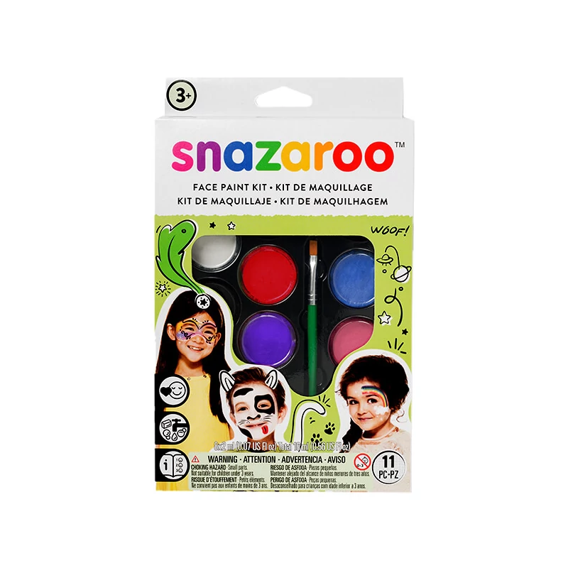 Snazaroo set de vopsea pentru față - curcubeu