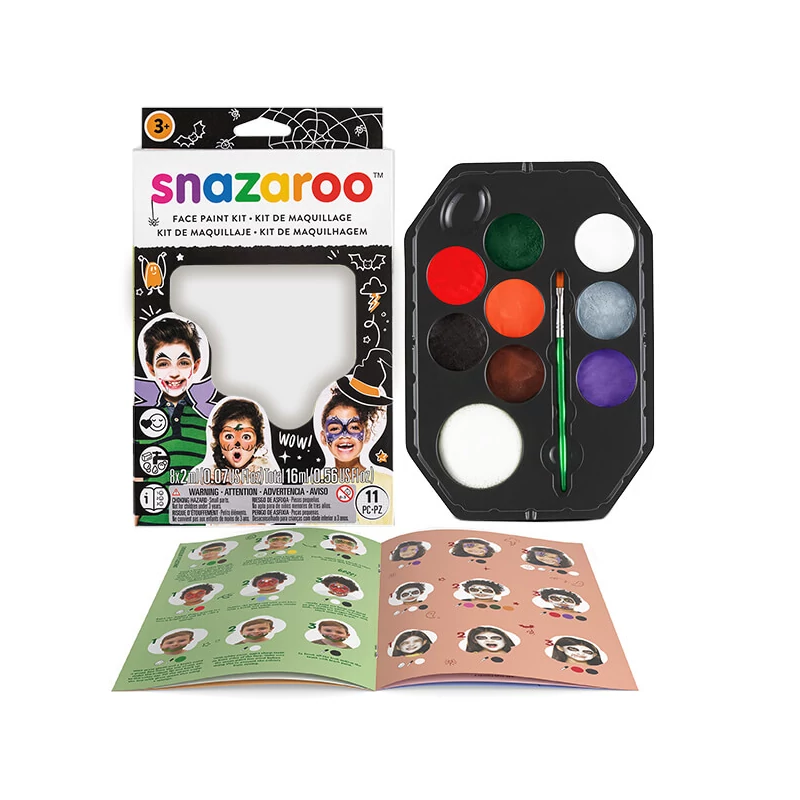 Set de vopsea de față Snazaroo - halloween