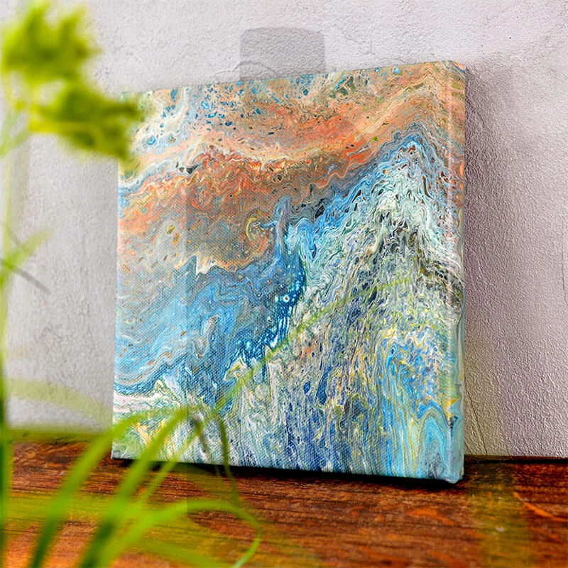Vopsea Pouring All in One, 90 ml - portocaliu