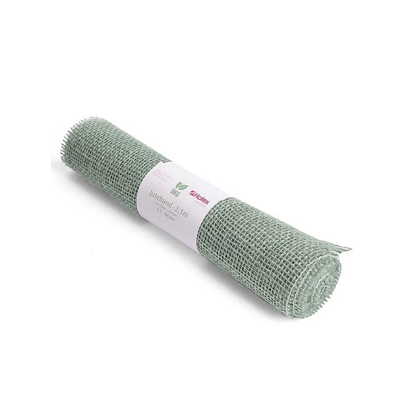 Traverse de masă din iută, centru de masă, 30 cm, 2,5 metri - 82 gri