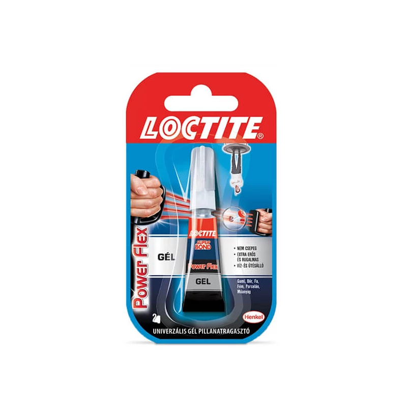 Loctite, adeziv instantaneu Super Bond Power Flex Gel, 2 g