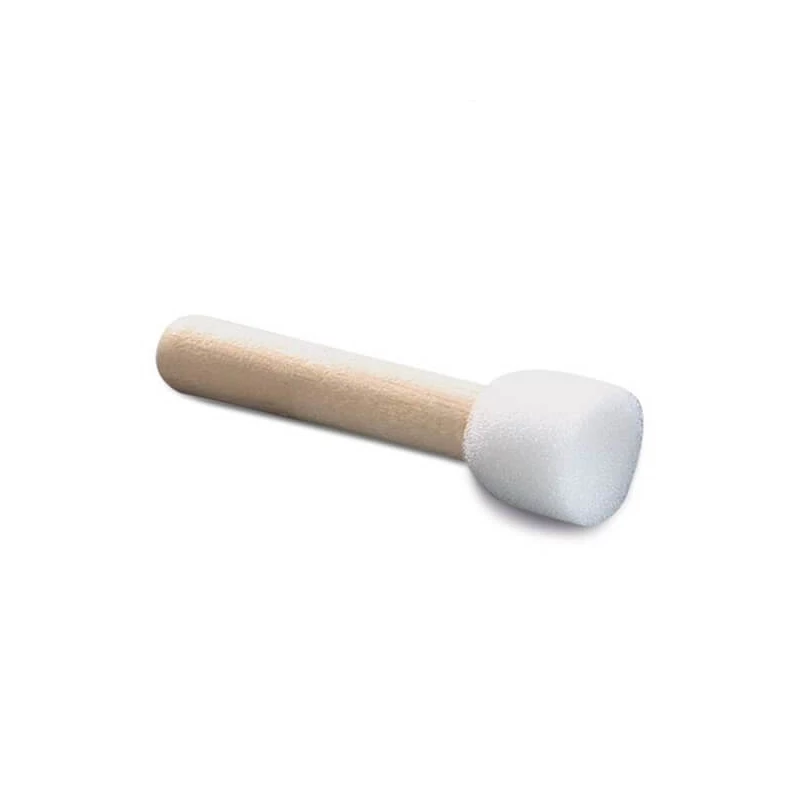 Pensulă de burete, rotundă - 30 mm, albă