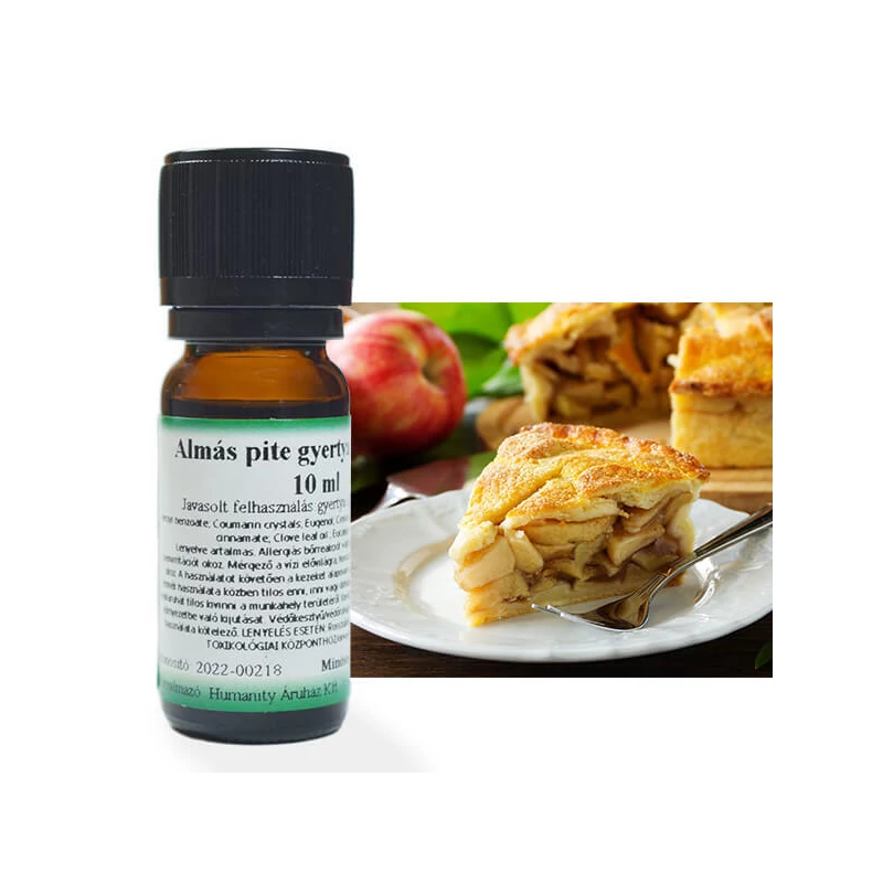 Ulei esențial pentru lumânare, 10 ml - parfum de  plăcintă cu mere