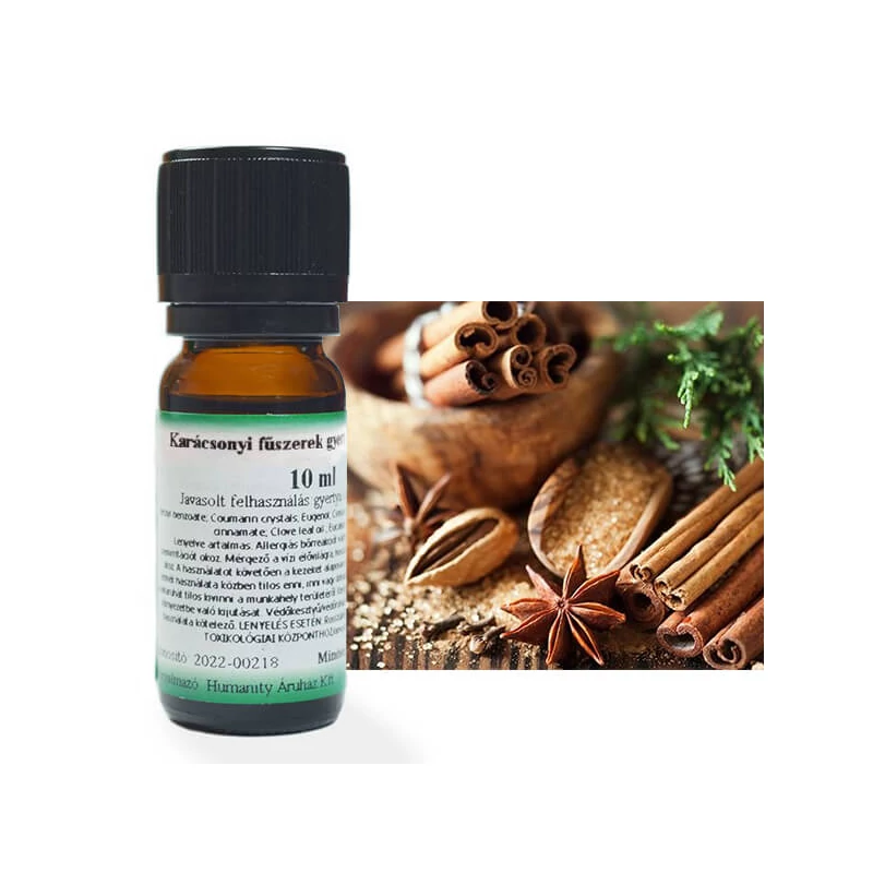 Ulei esențial pentru lumânare, 10 ml - parfum de cu condimente de Crăciun