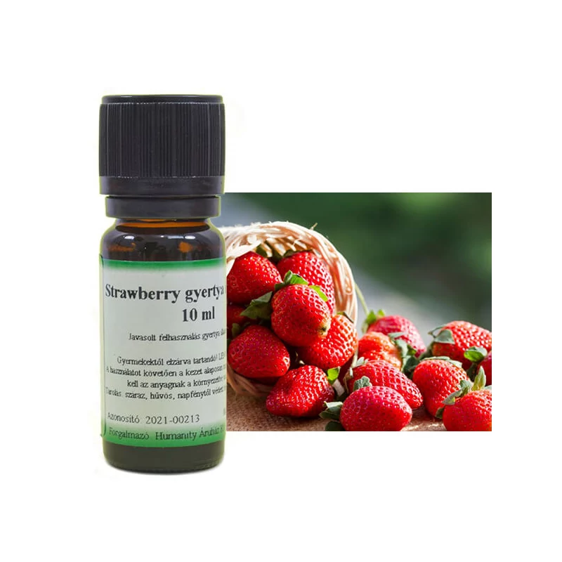 Ulei esențial pentru lumânare, 10 ml - parfum  de căpșuni