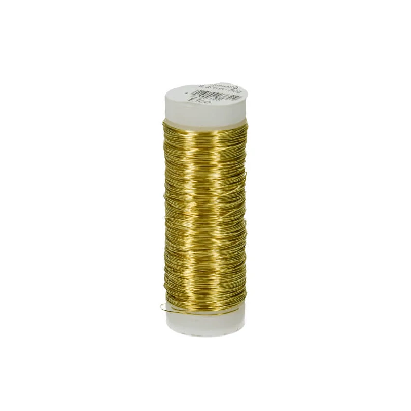 Sârmă de bijuterii, 0,3 mm, 80 m - alamă