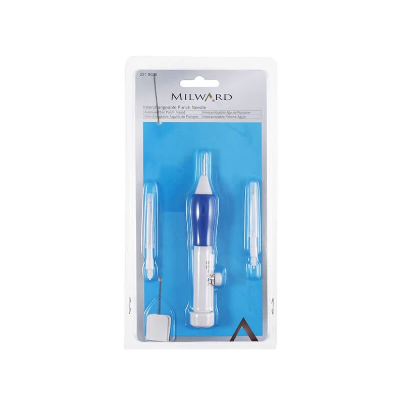 Milward Punch Needle, set de ace magice, Nr.1-2-3, 13 cm