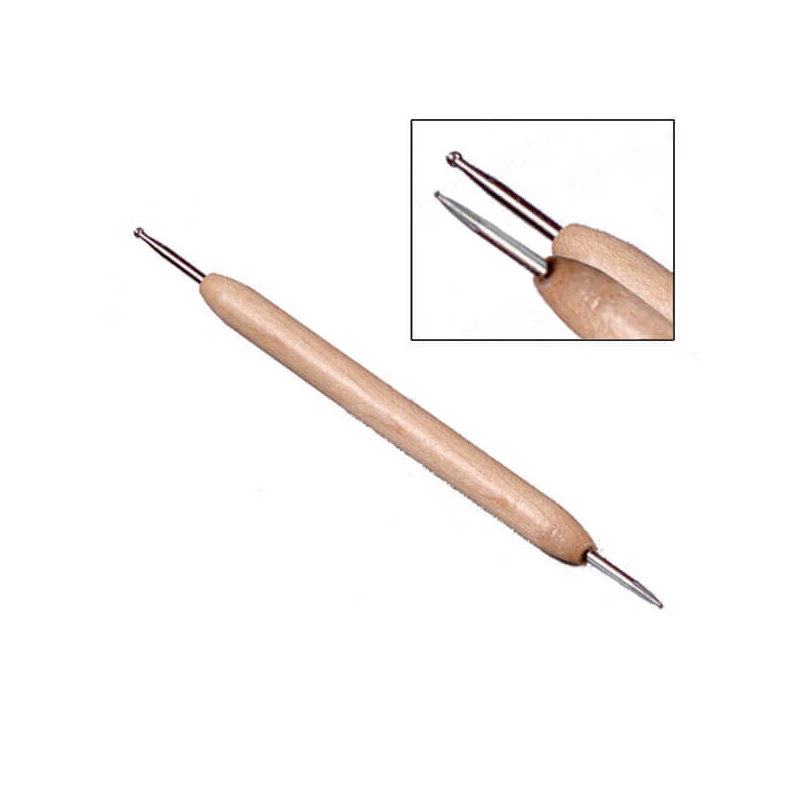 Instrument de gofrare, marcare, punctare hârtie - cu capete de 1,25 și 1,8 mm