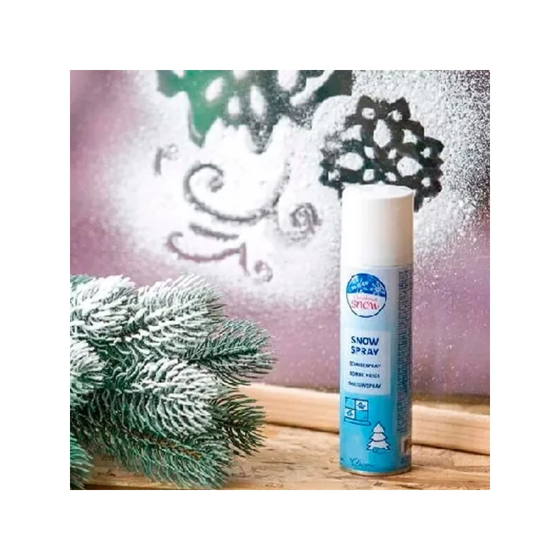Spray de zăpadă artificială, 150 ml - alb, zăpadă de Crăciun