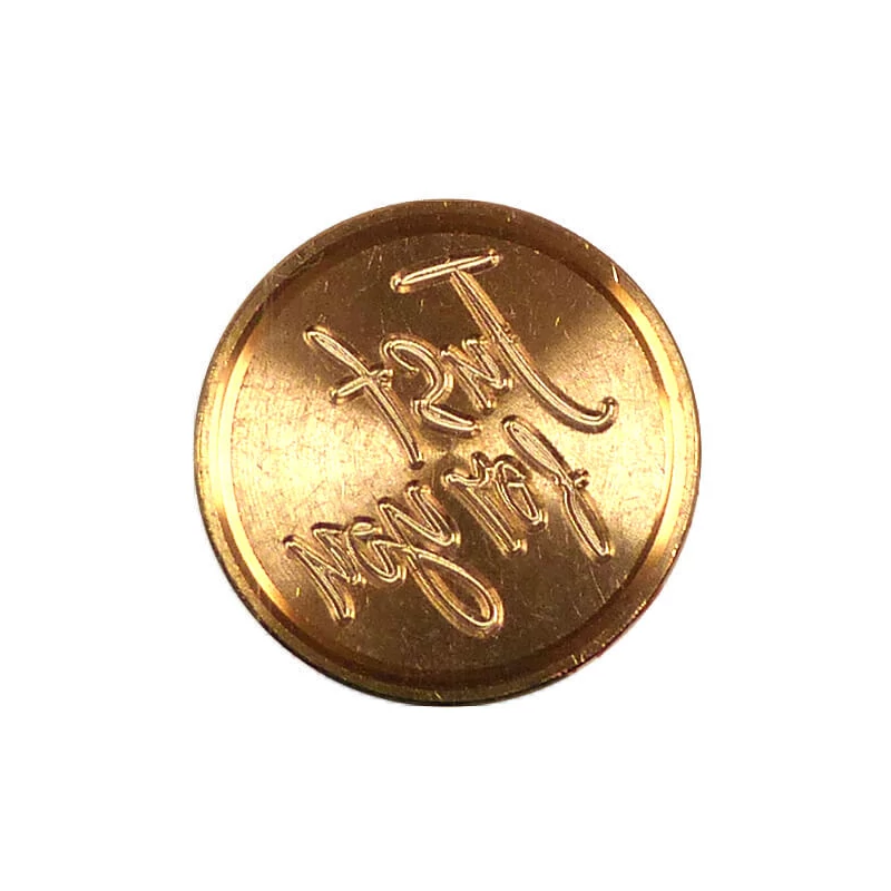 Cap ștampilă ceară, J. Herbin, 24 mm, alamă - doar pentru tine