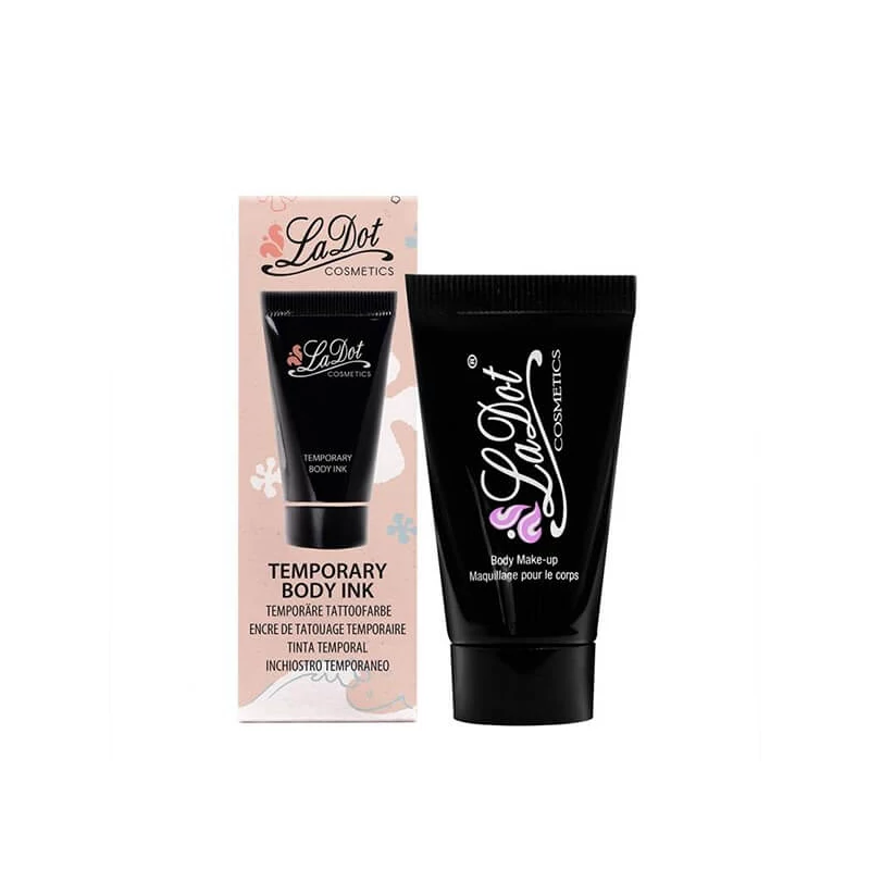 Cerneală pentru pictura pe corp, La Dot, 15 ml - negru