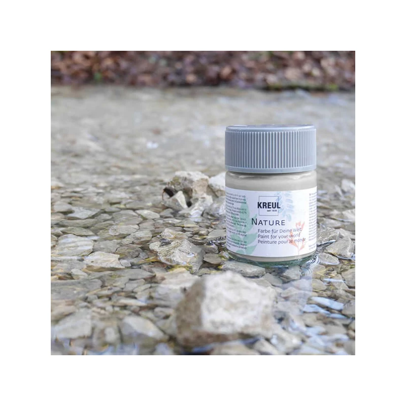Nature, vopsea naturală, ecologică, Kreul, 50 ml - pebble stone