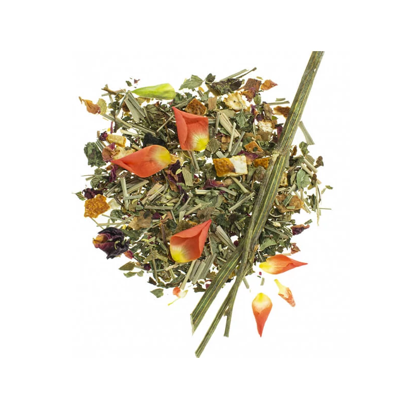 Flori uscate pentru săpun și creme  - trandafir și lemongrass, 3 g