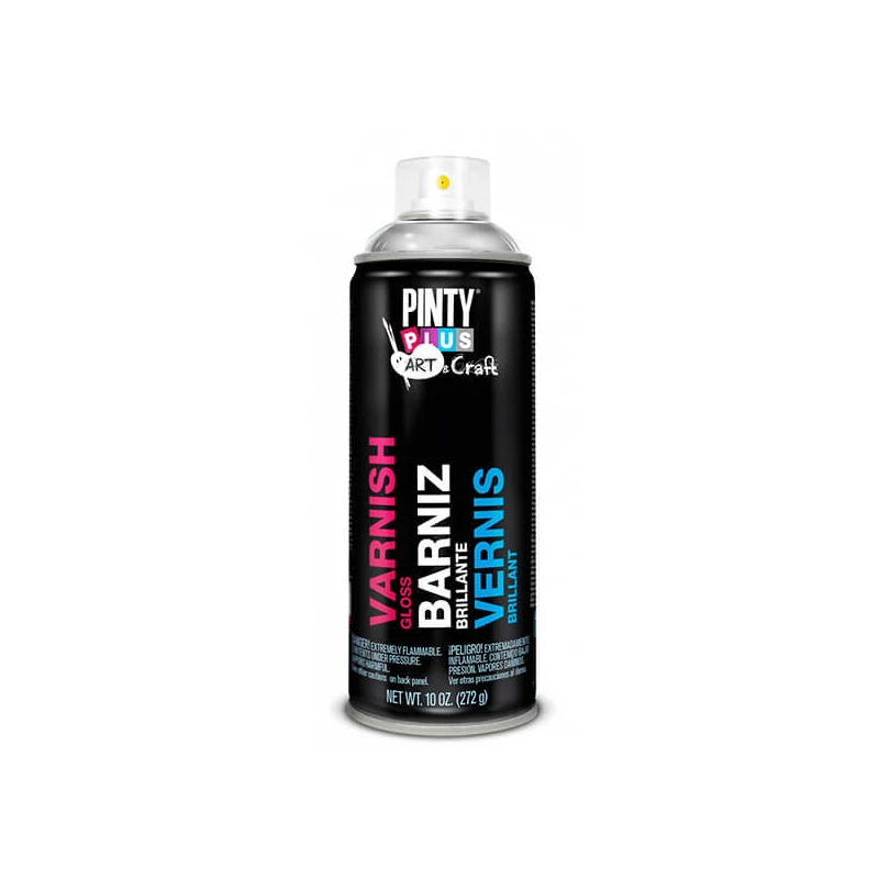 Spray de lac, 400 ml, Pinty Plus Art handmade - lac lucios,cu solvent