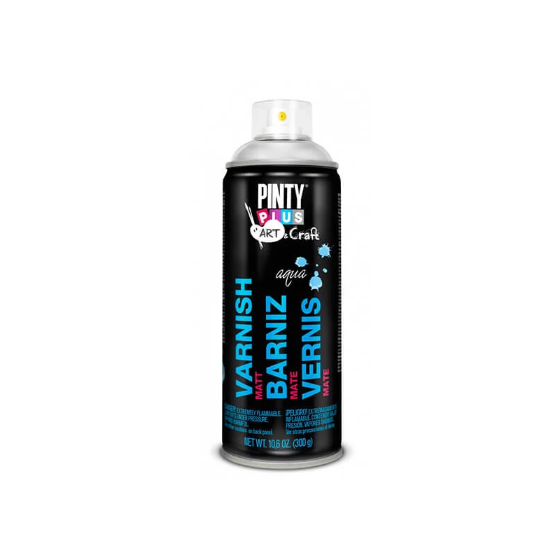 Spray de lac, 400 ml, Pinty Plus Art handmade - lac mat, pe bază de apă