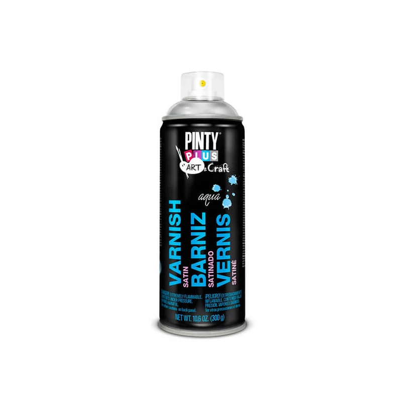 Spray de lac, 400 ml, Pinty Plus Art handmade - lac mătăsos, pe bază de apă