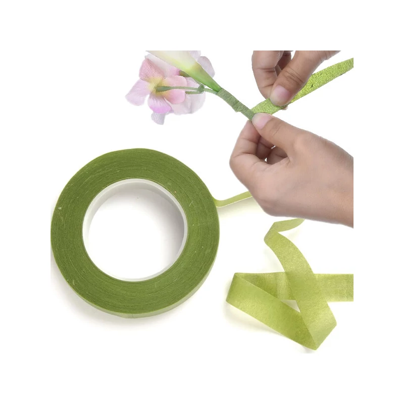 Bandă creponată, autoadezivă - verde deschis