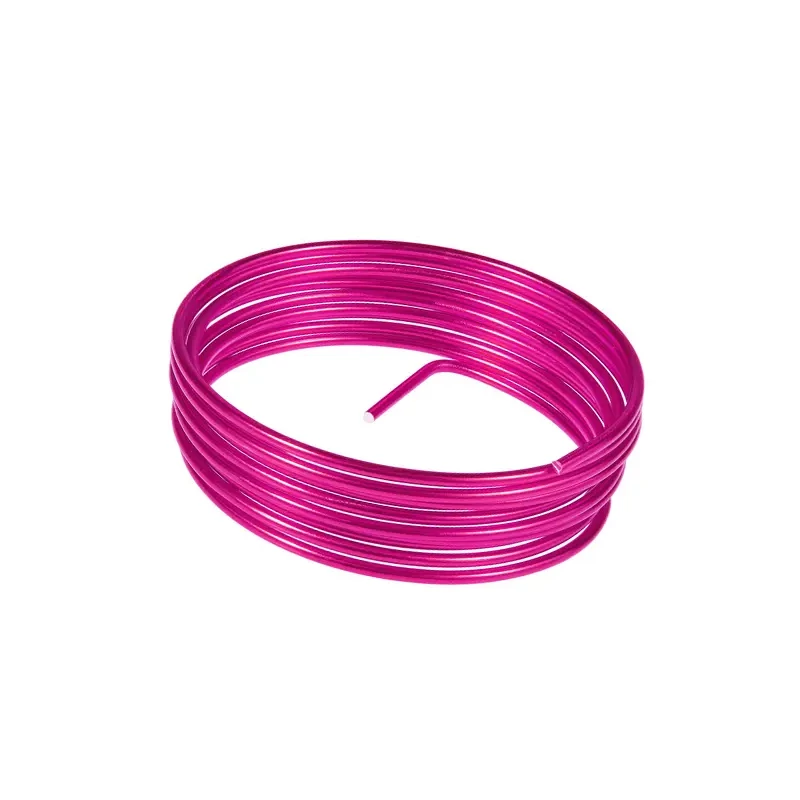 Sârmă de aluminiu, 2 mm, 2 m - pink