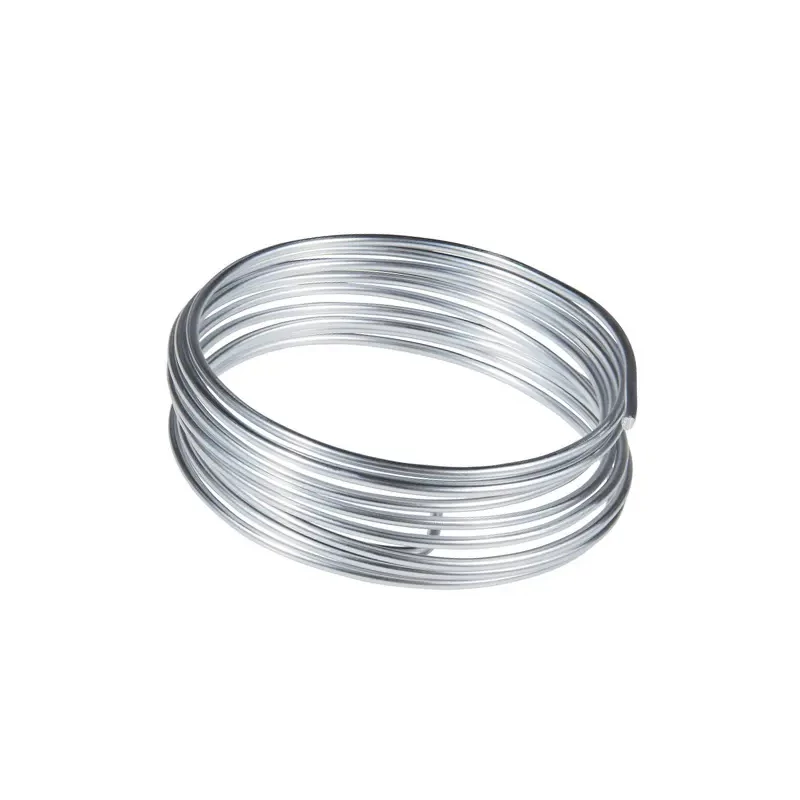 Sârmă de aluminiu, 2 mm, 2 m - argint