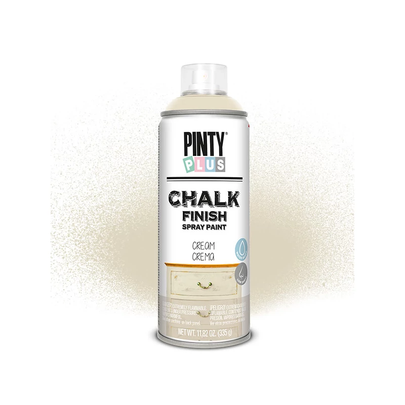 Vopsea cretă spray , Chalk Paint, Pinty Plus - crem