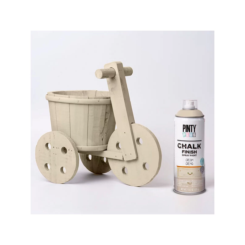 Vopsea cretă spray , Chalk Paint, Pinty Plus - crem