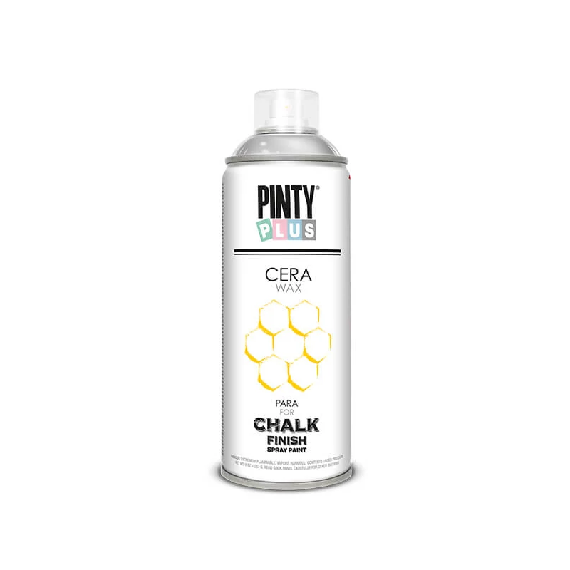 Lac spray, 400 ml, Vopsea Pinty Plus Chalk Paint - ceară mătăsoasă