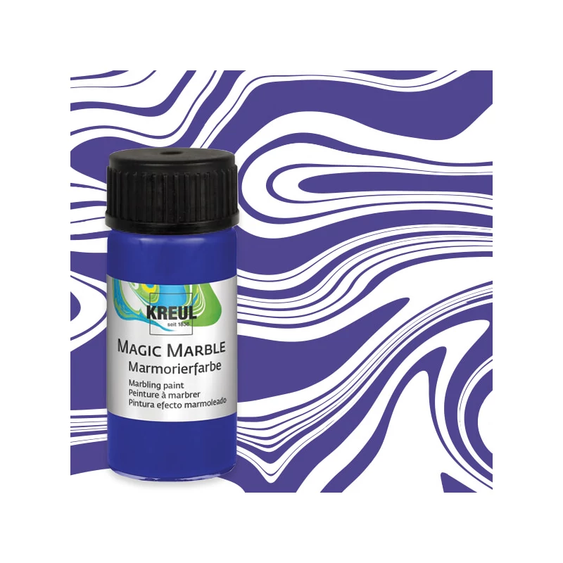 Vopsea pentru marmorare , Kreul, 20 ml - viola