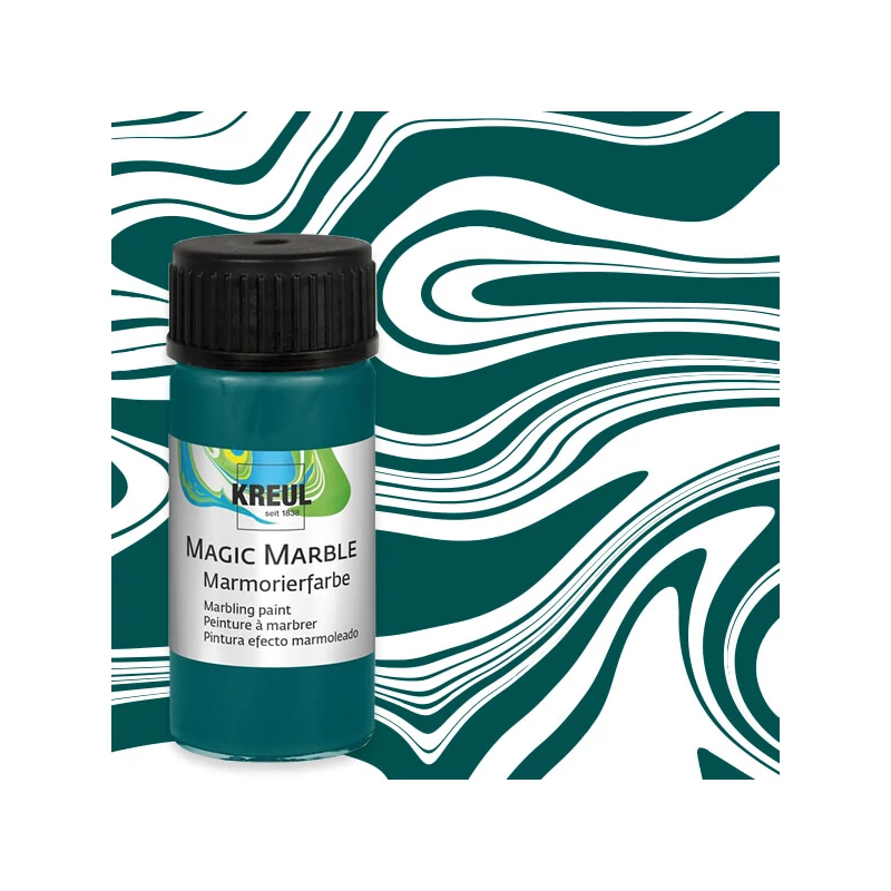 Vopsea pentru marmorare , Kreul, 20 ml - turcoaz