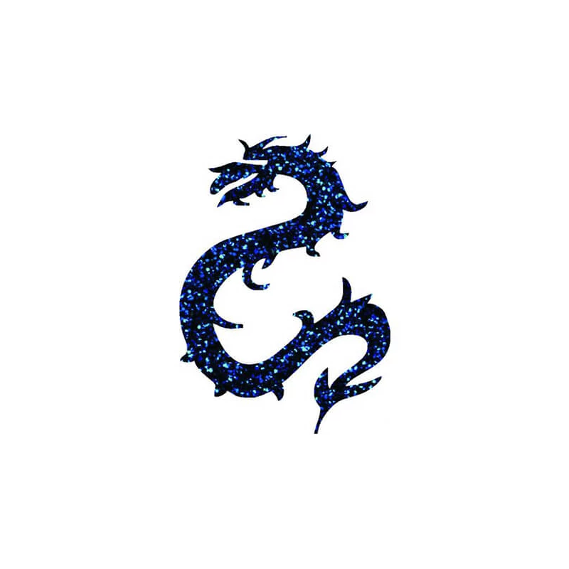 Șablon de tatuaj, șablon autoadeziv - Dragon 03